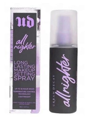 Urban Decay All Nighter Makeup Setting Spray 
new in the box- Old packaging